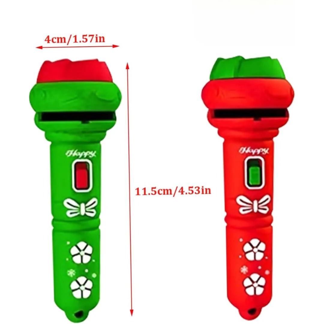XmasLight – Projection flashlight with 24 Christmas motifs