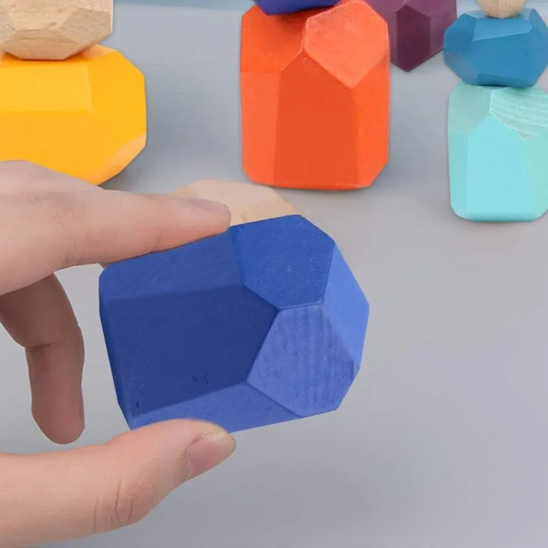 Montessori Wooden Balancing Blocks For Children