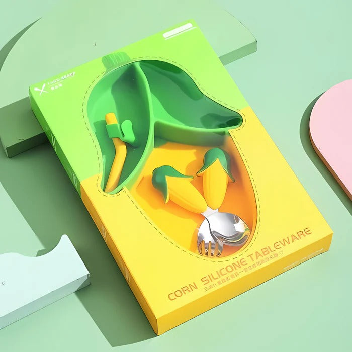 TinyTaste Silicone Plate Set