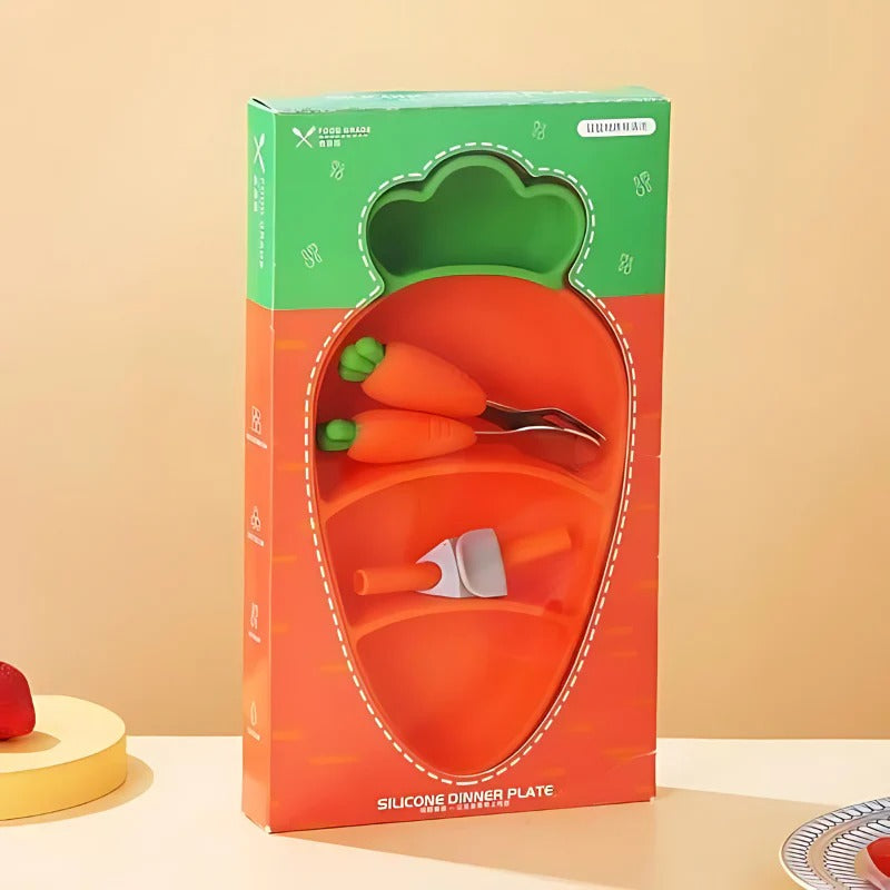 TinyTaste Silicone Plate Set