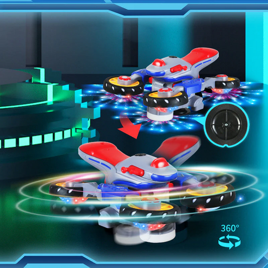 Electric Motorcycle with Lights