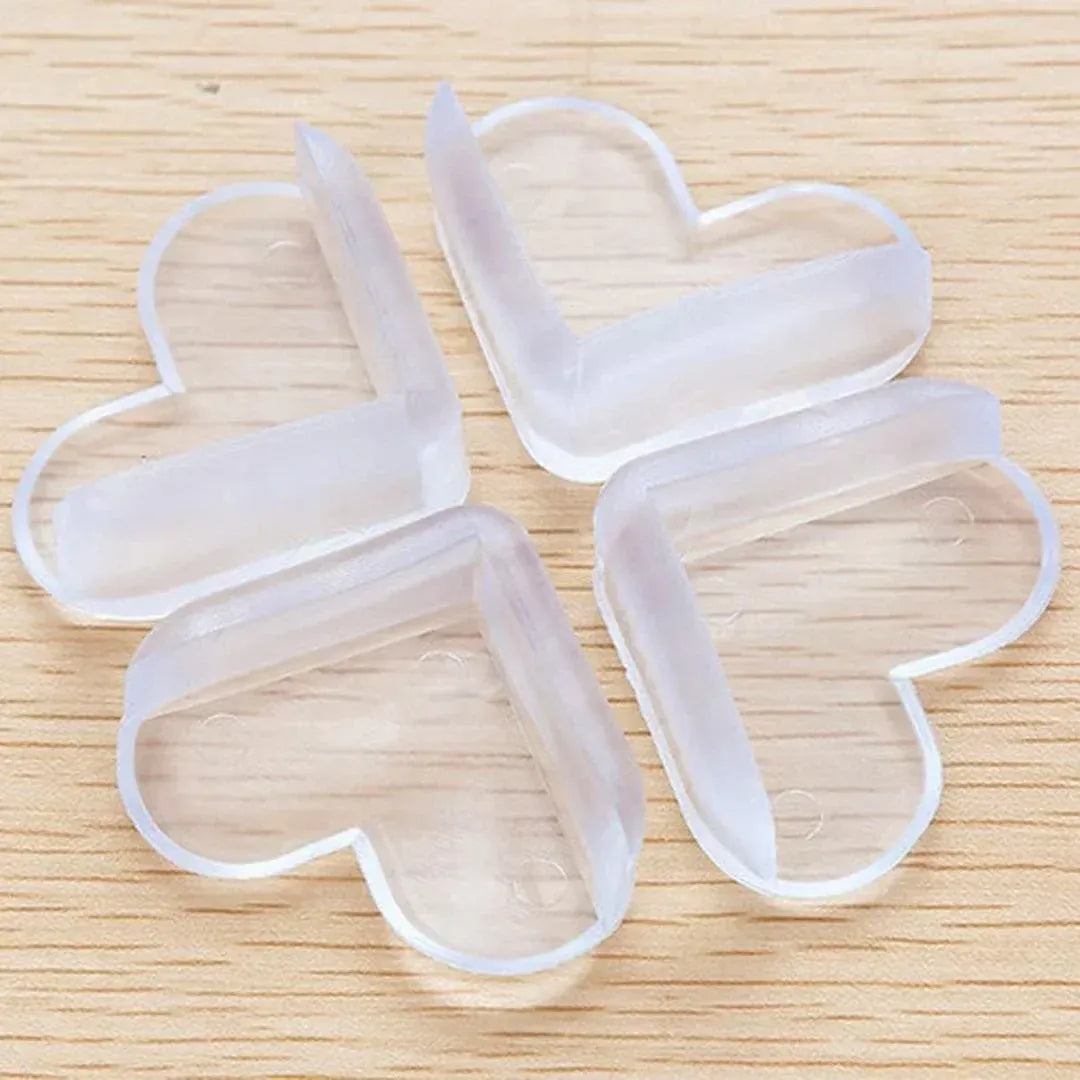 Transparent Heart-Shaped Corner Protector