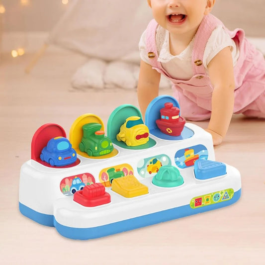 Interactive learning toy for curious toddlers