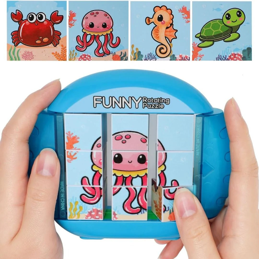 Animal Spinning Puzzle For Children