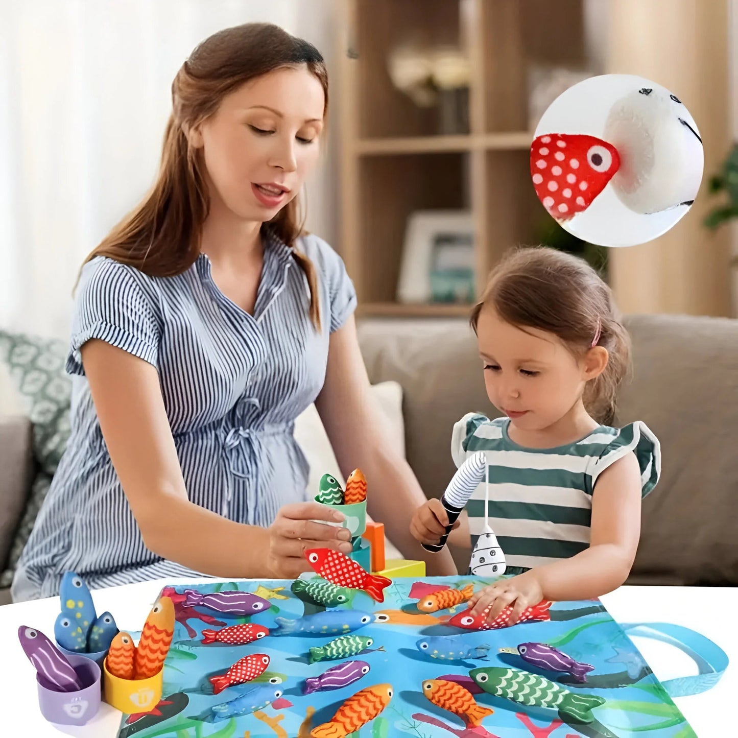 PlushPond - Montessori Play Pond With Plush Fish