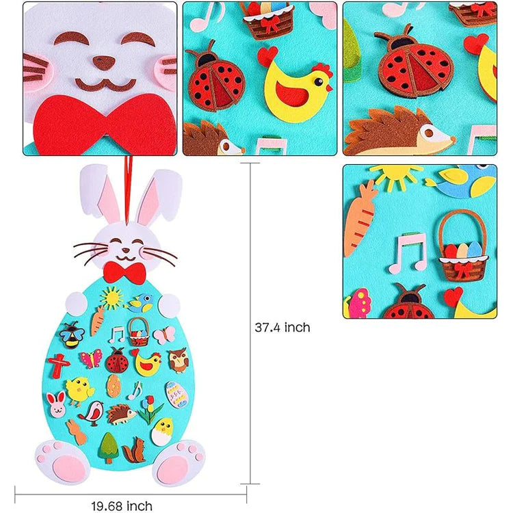 Montessori Felt Easter Bunny
