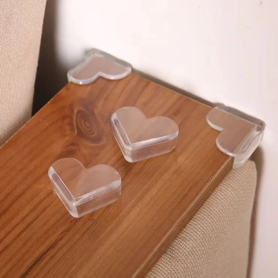 Transparent Heart-Shaped Corner Protector