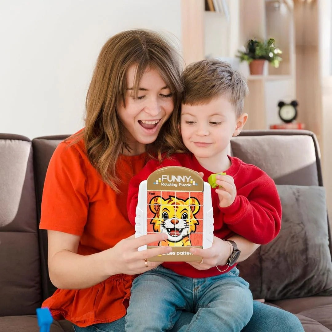 Animal Spinning Puzzle For Children