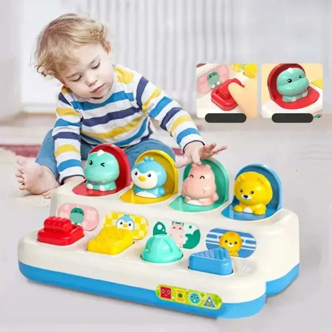 Interactive learning toy for curious toddlers
