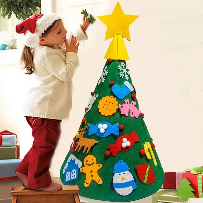Kids 3D Felt Christmas Tree