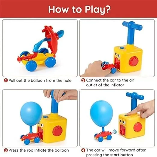 Balloon Racer Car Toy