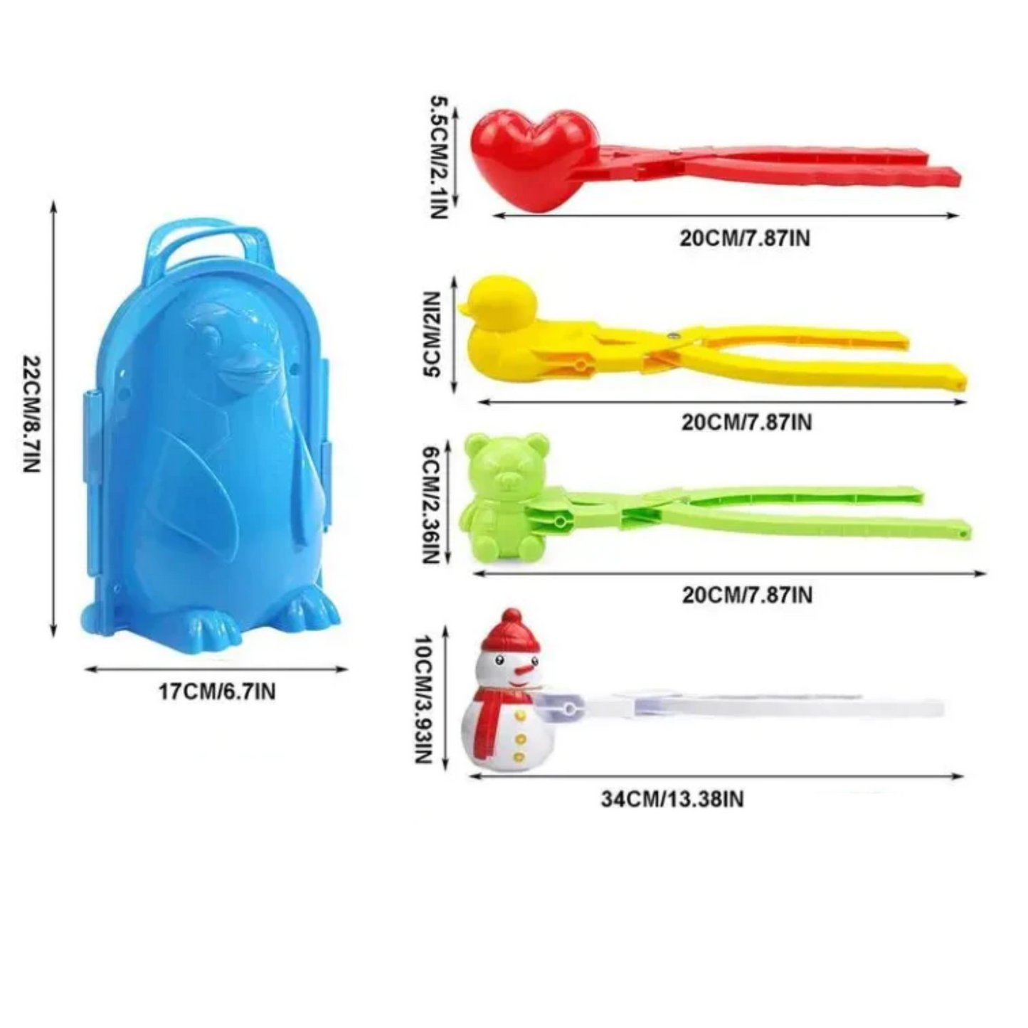 SnowBuddys - Snowball Kit 4 Pack