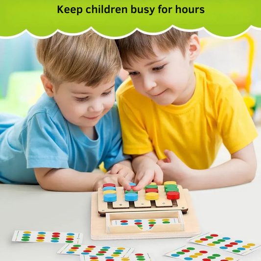 Montessori Colors & Shapes Learning Game