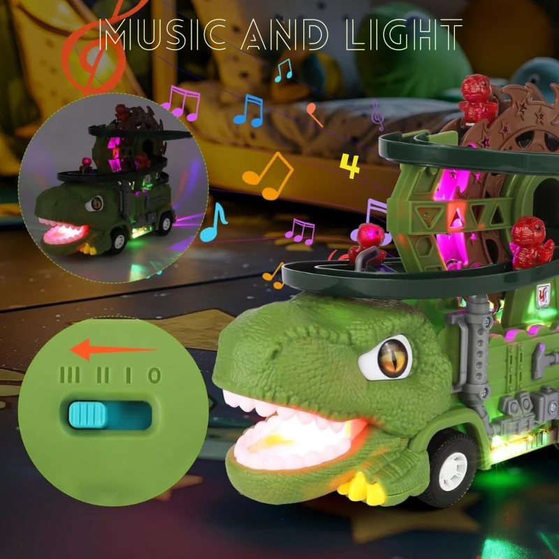 Dino Truck – Adventure slide in a transporter