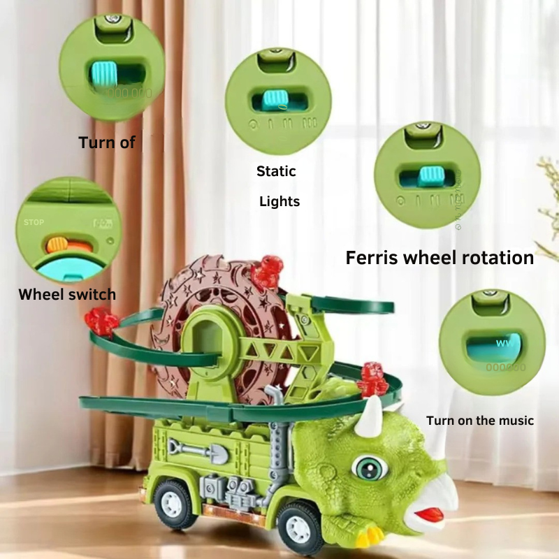 Dino Truck – Adventure slide in a transporter