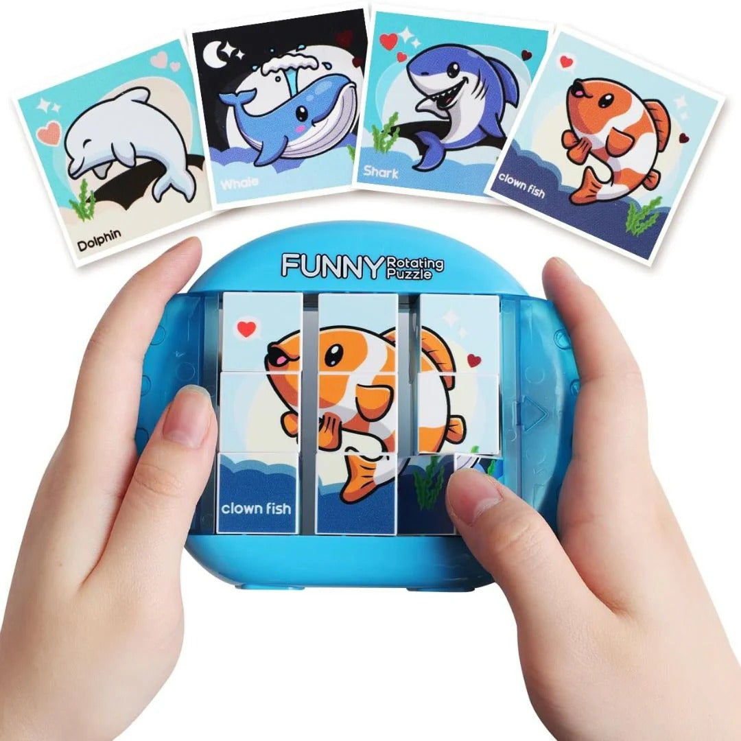 Animal Spinning Puzzle For Children