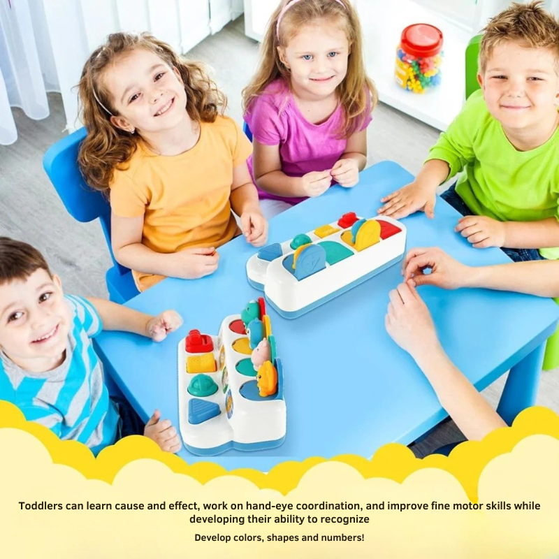 Interactive learning toy for curious toddlers