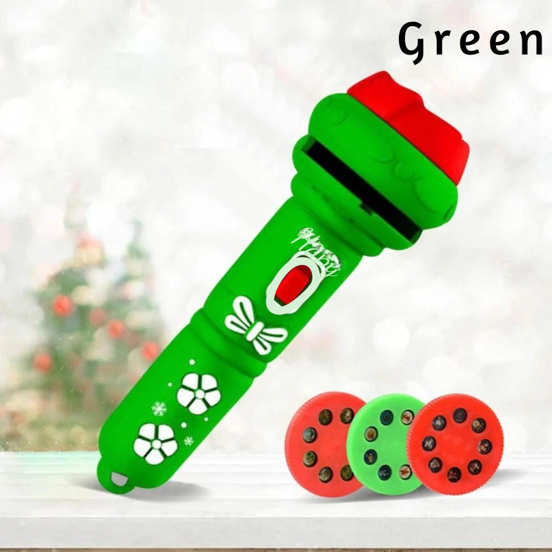 XmasLight – Projection flashlight with 24 Christmas motifs