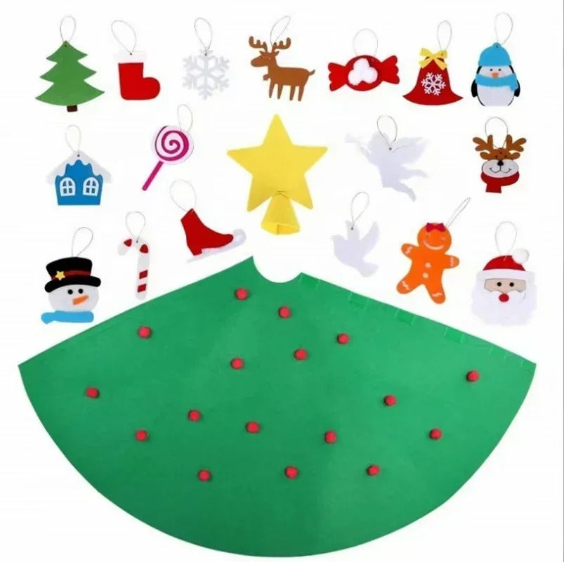 Kids 3D Felt Christmas Tree