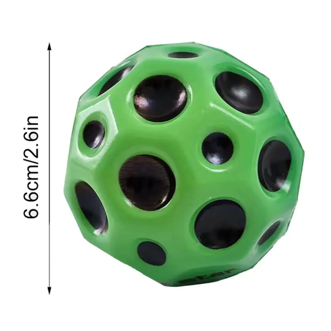 Anti-stress ball for squeezing and bouncing