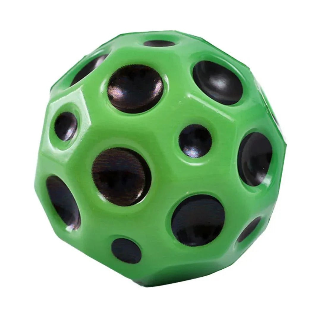 Anti-stress ball for squeezing and bouncing