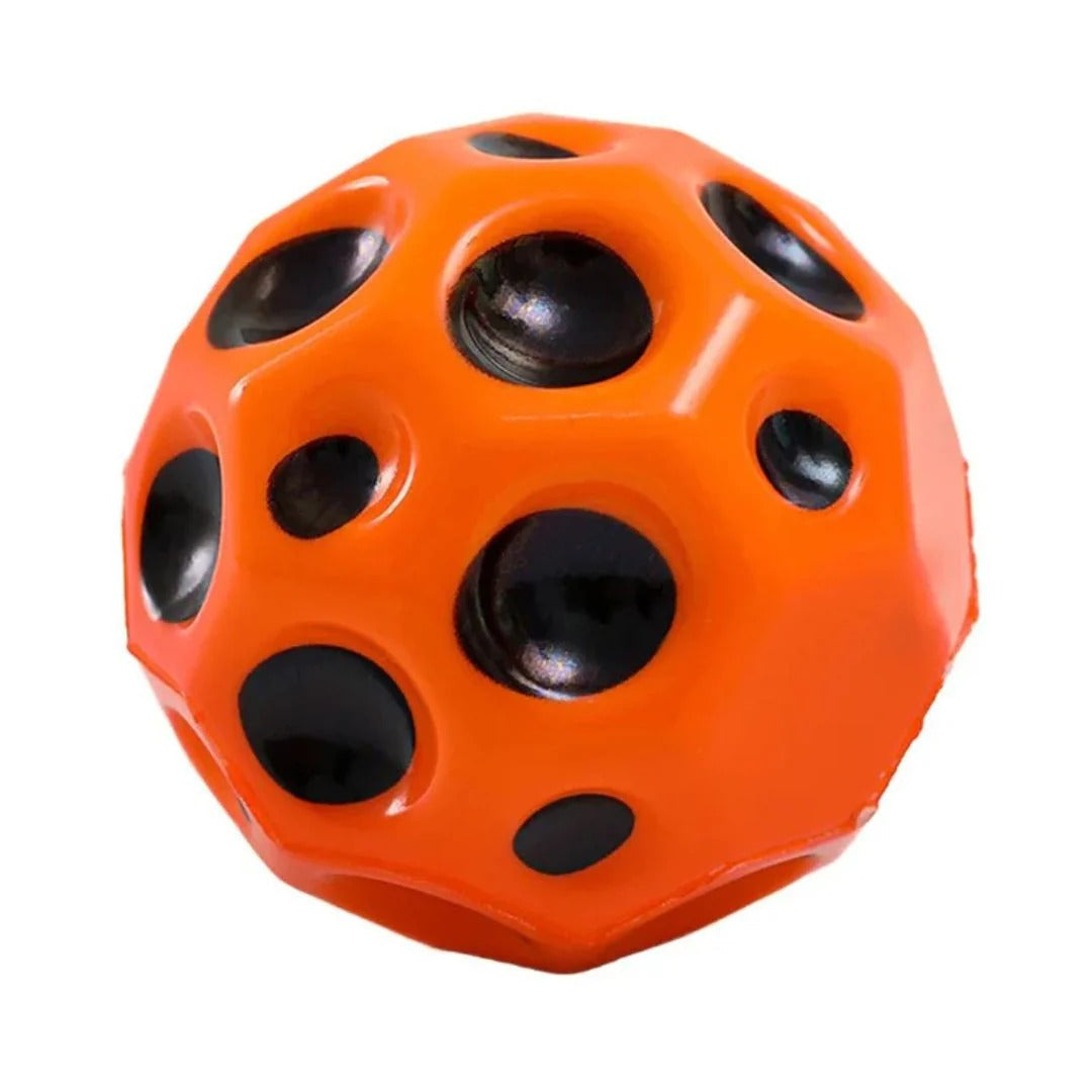 Anti-stress ball for squeezing and bouncing