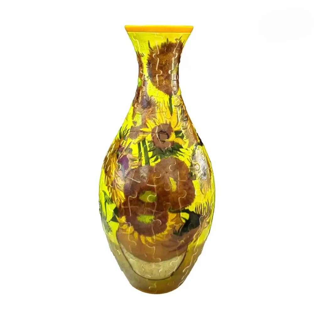 3D Puzzle Vase For Real Flowers