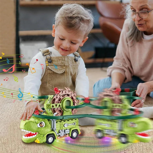 Dino Truck – Adventure slide in a transporter